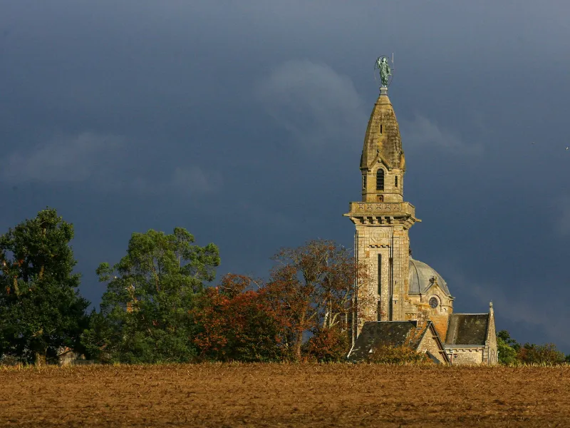 Lignou vue de l'église