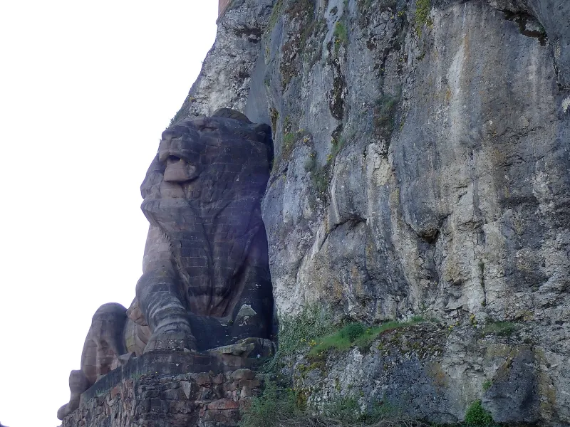 Le lion de Bartholdi à Belfort