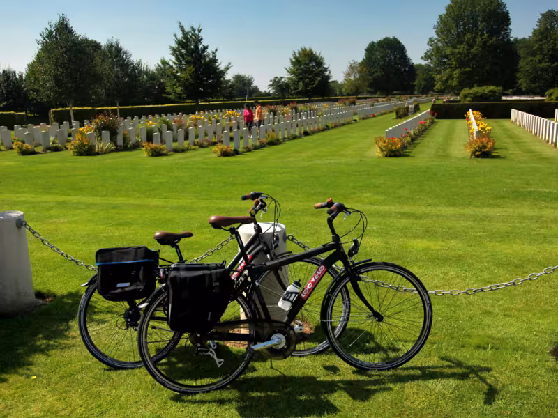 Mémorial de Bayeux à vélo