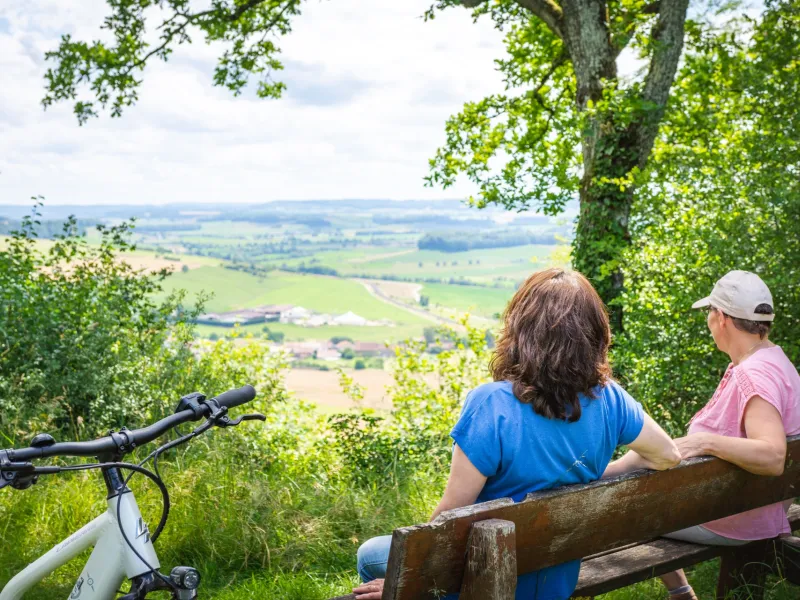 Pause à Bourmont pour profiter de la vue