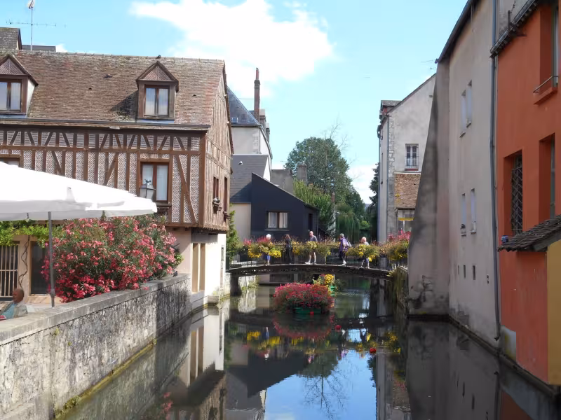 Montargis quartier de la pêcherie