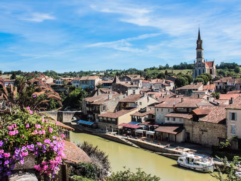 Quai de la Baïse à Nérac