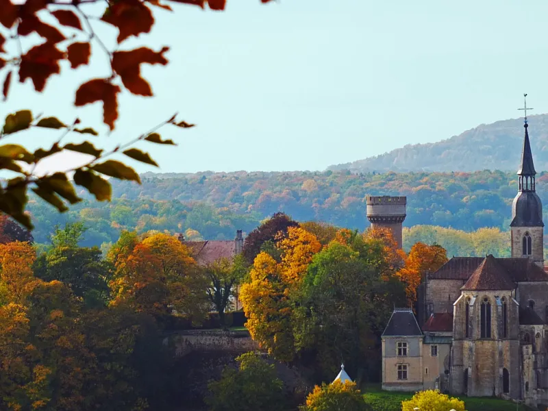 Neufchâteau depuis le point de vue du Meurger