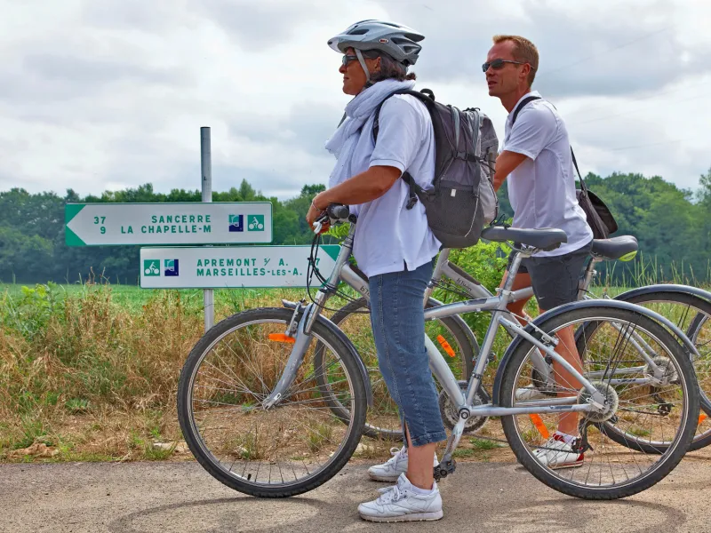 Panneau de signalisation La Loire à Vélo - EuroVélo 6