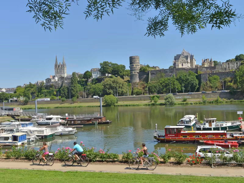 Panorama sur Angers - Balade à vélo