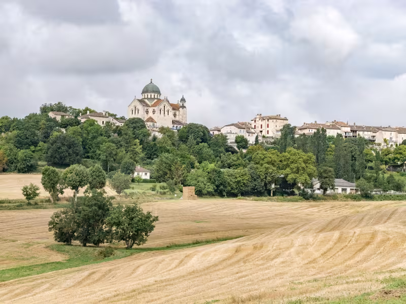 Paysage autour de Castelnau Montratier