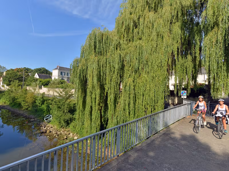 Piste cyclable à Bayeux
