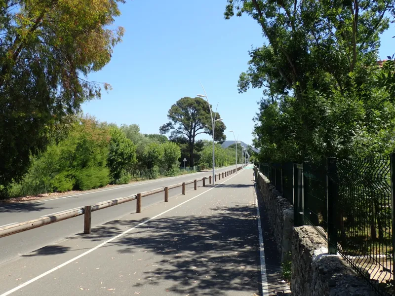 Piste cyclable du Littoral au Pradet