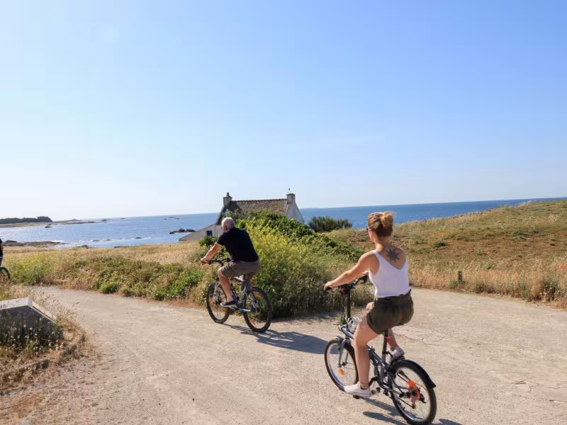 Piste cyclable à Quiberon
