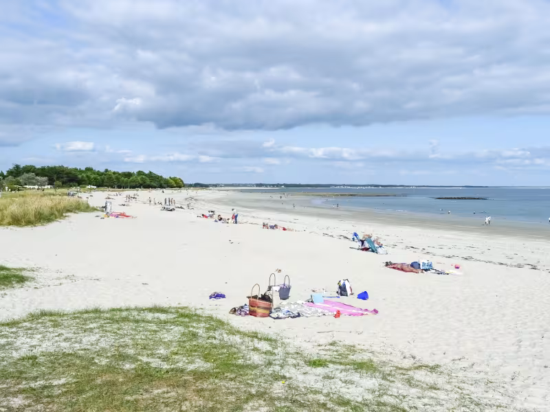 La plage de l'île Tudy
