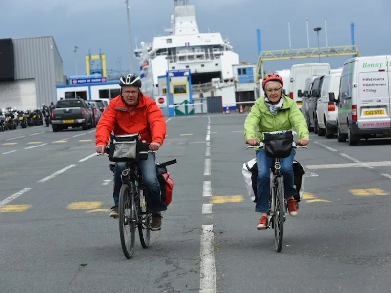 Port de Ouistreham à vélo - La Vélo Francette