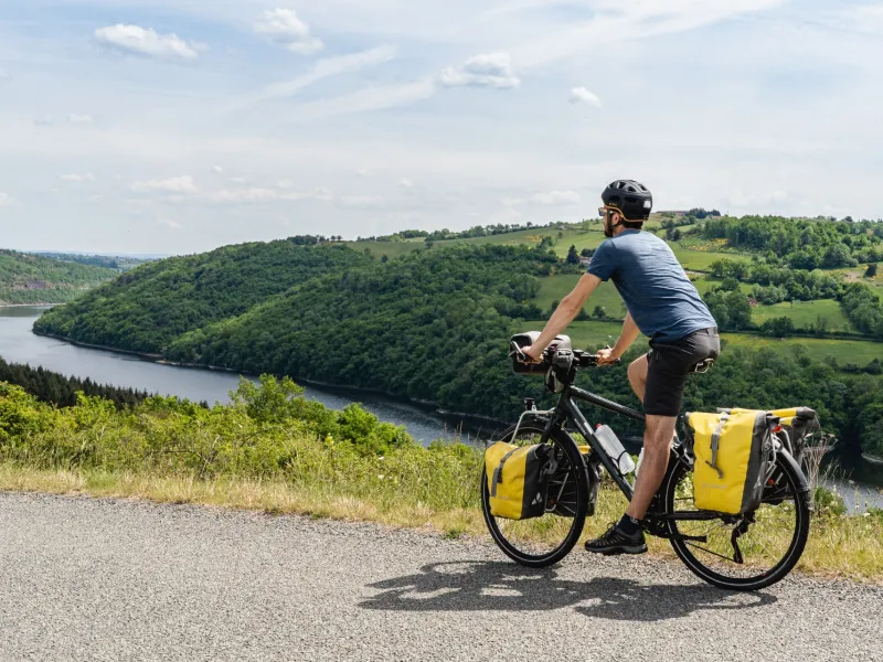 Belvédère sur la Loire sur la boucle vélo F1