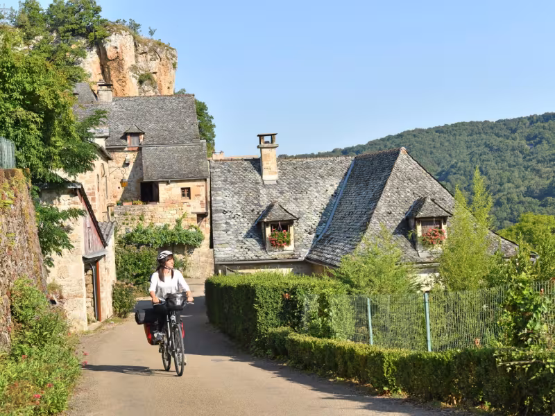 À vélo dans Rodelle