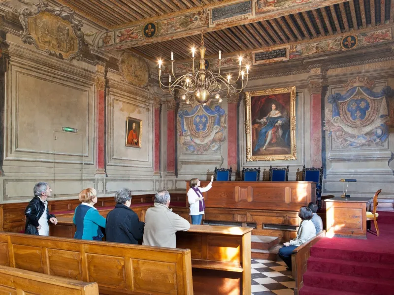 Salle d_audience du parlement de Dombes à Trévoux