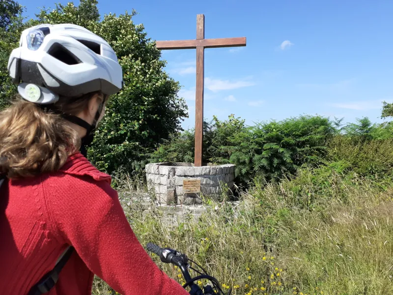 Sentier à vélo à La Meilleraye de Bretagne