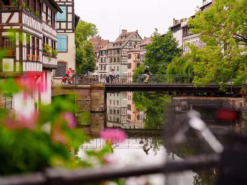 À vélo dans Strasbourg