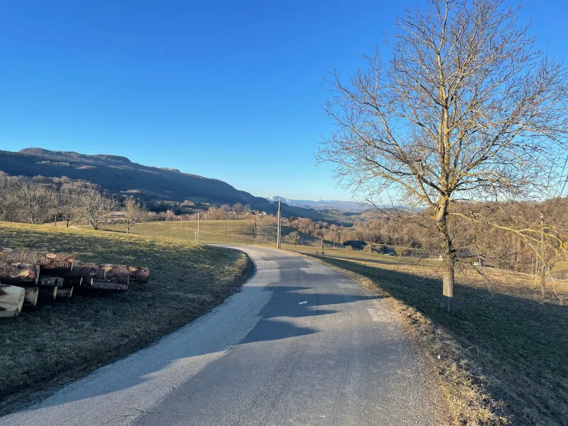 Sur les routes de l'Albanais vers la Chambotte