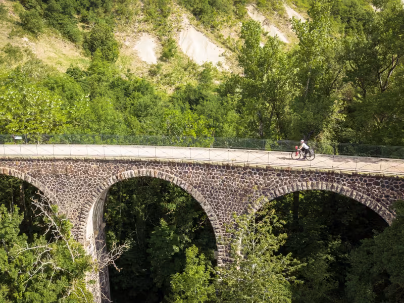 Un Monde à Vélo sur Via Fluvia