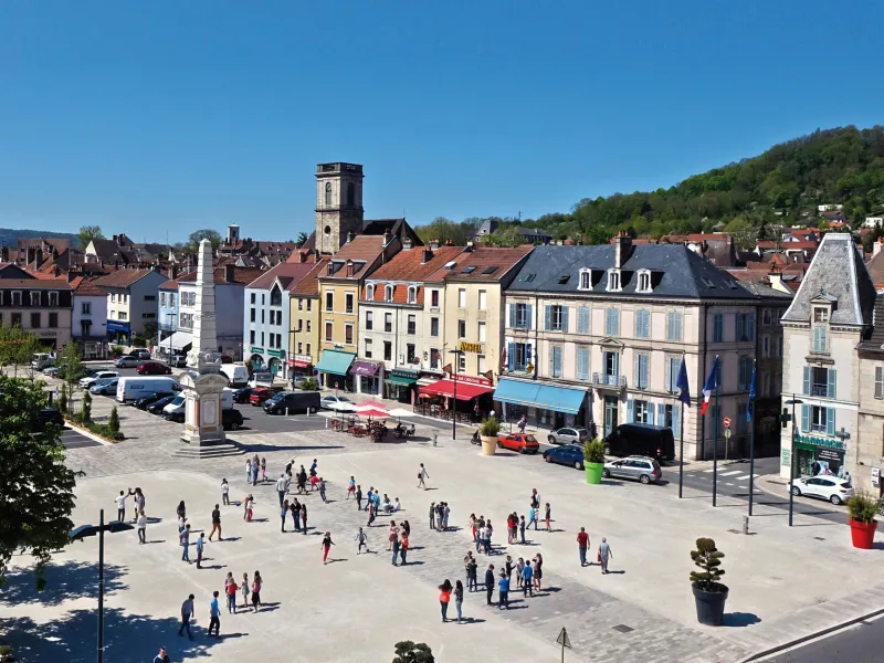 Place de la République à Vesoul