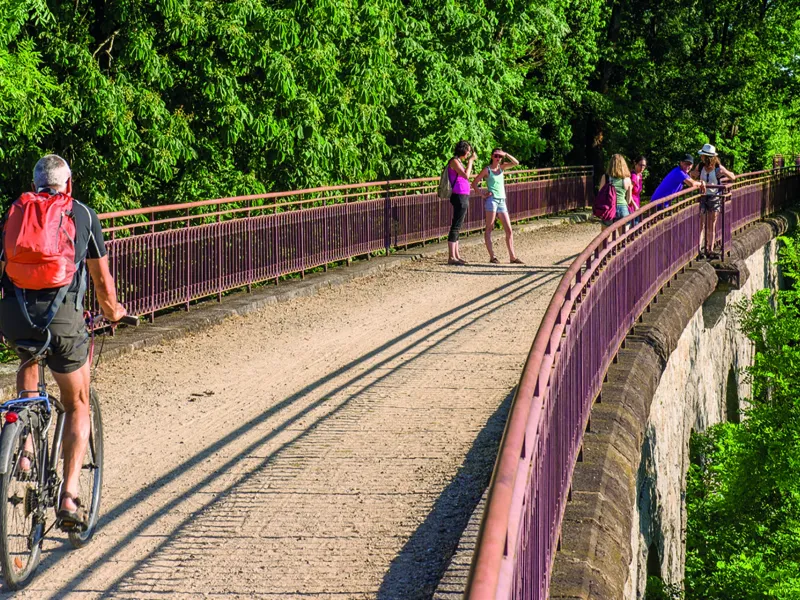 Pont ferroviaire voie verte 