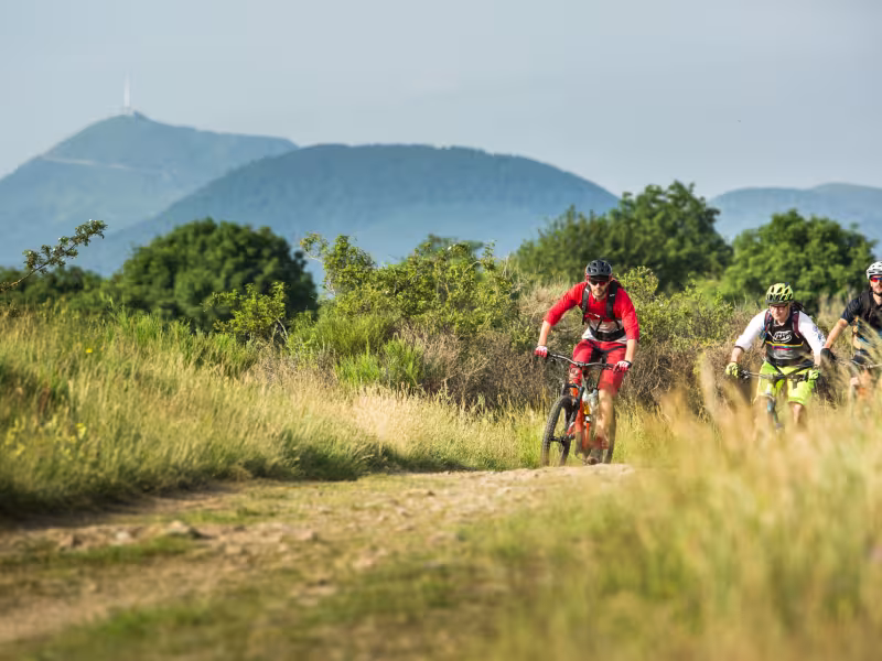 VTT sur la Chaîne des Puys