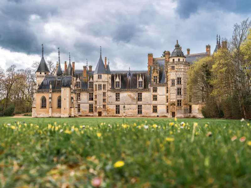 Vue du château de Meillant