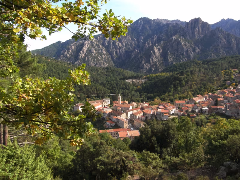 Le village de Ghisoni