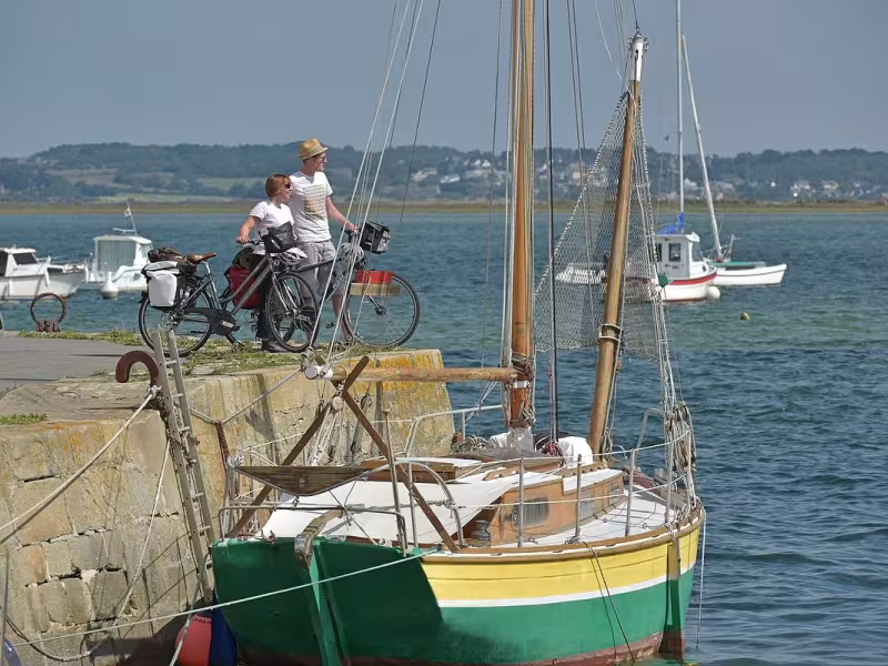 Vue sur l'Océan depuis le port du Croisic