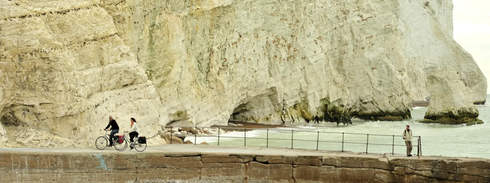 Région du Seaford en Angleterre sur l'Avenue verte London-Paris