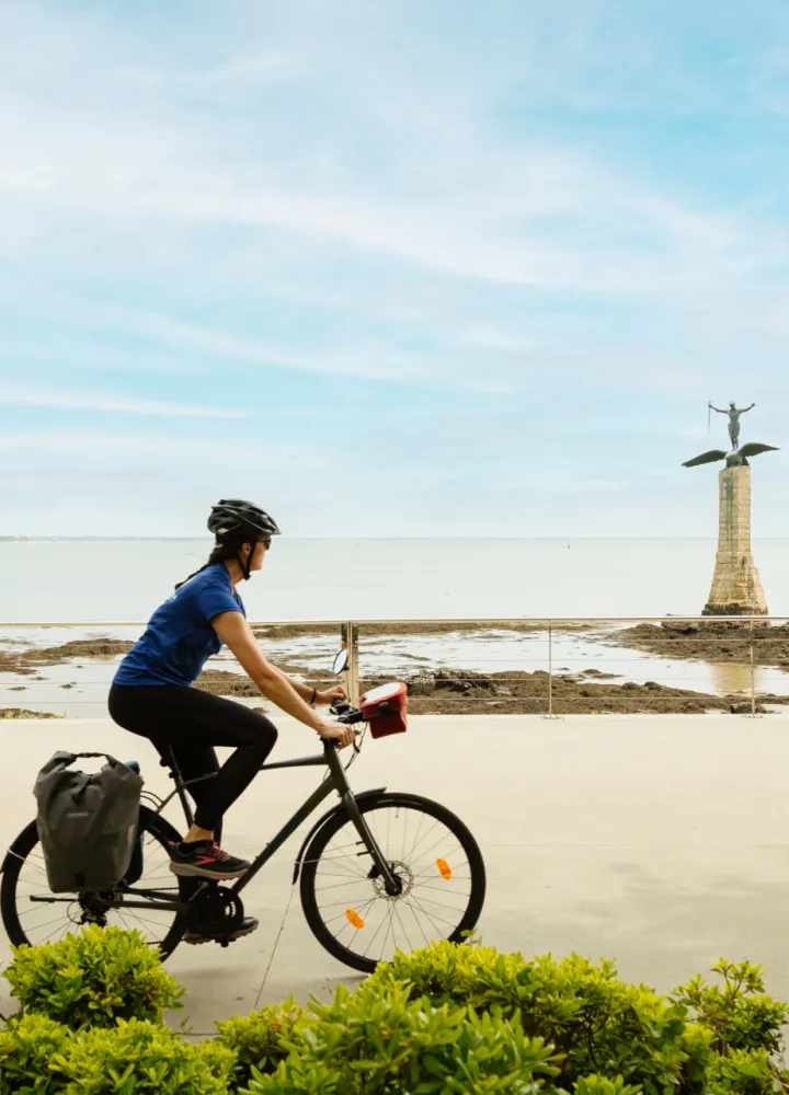 Balade à vélo sur le front de mer - Saint-Nazaire