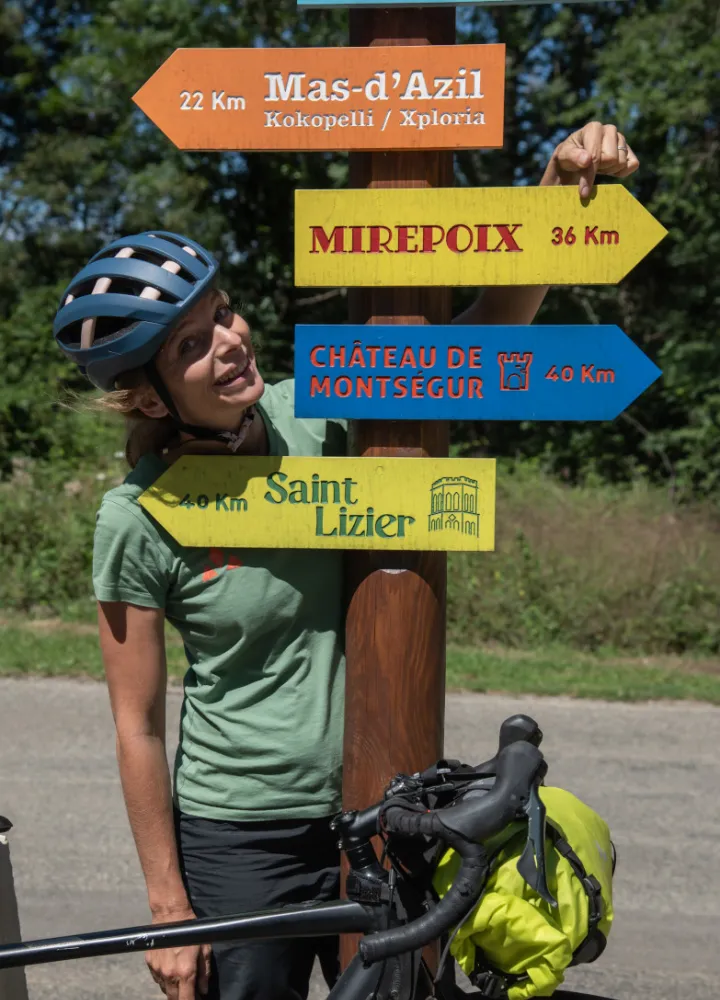 Panneaux touristiques sur La Vélosud