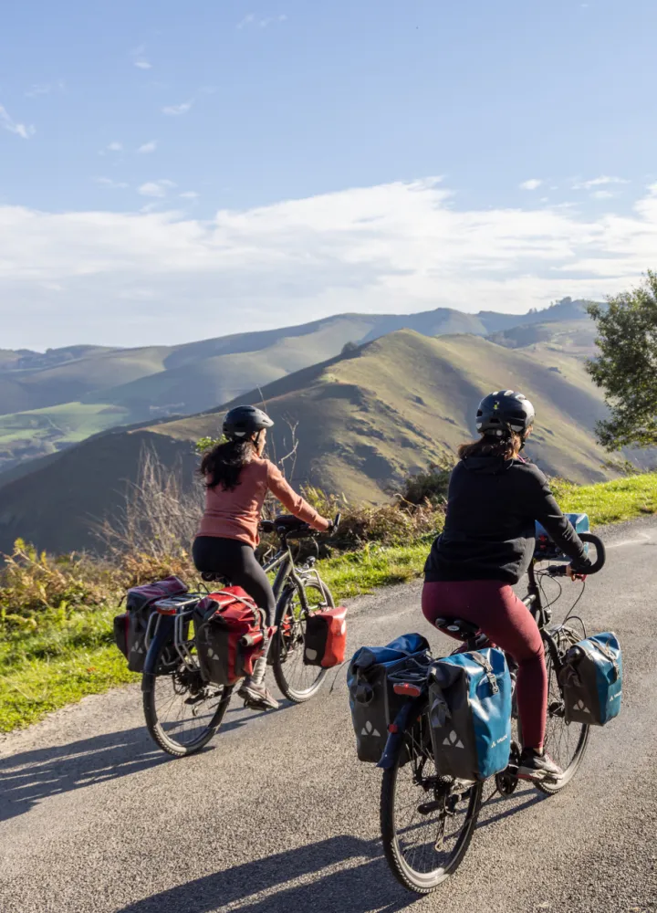 Ascension du col d'Orgambide sur La Scandibérique - EuroVelo 3