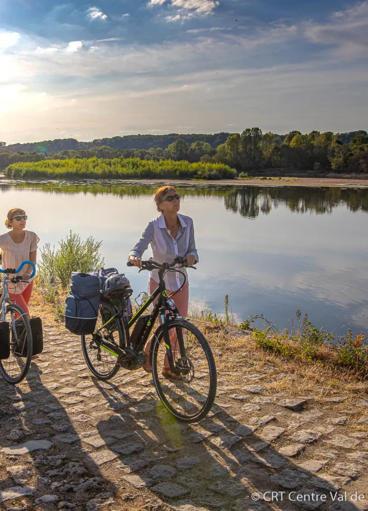 La Loire à Vélo à Bréhémont