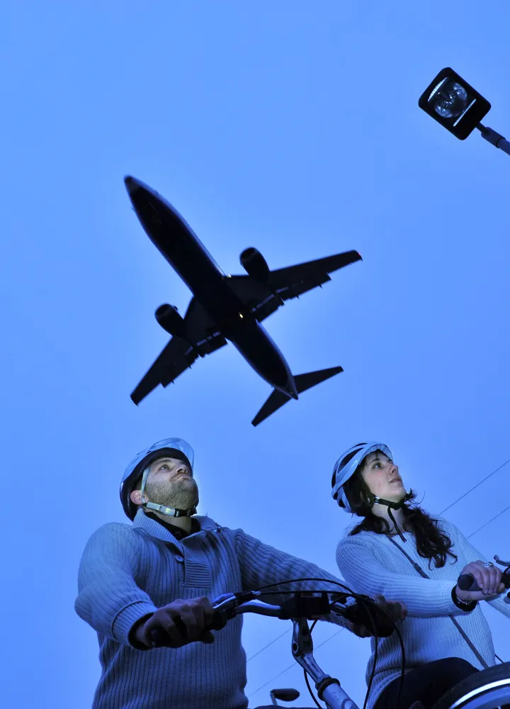 Mit dem Flugzeug aus Deutschland