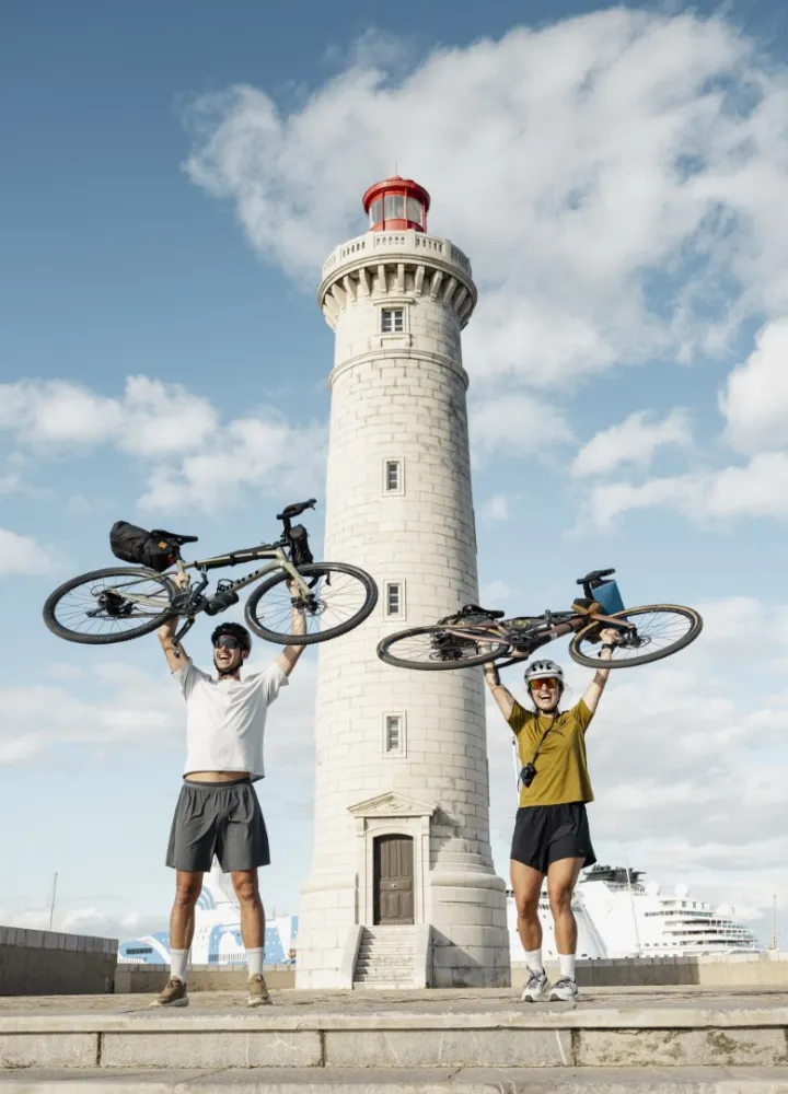 Arrivée à Sète sur ViaRhôna - Gravel