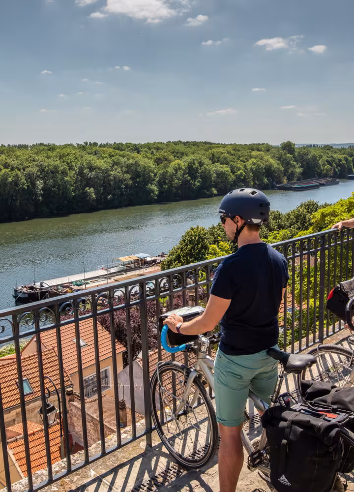Panorama sur la Seine à Conflans-Sainte-Honorine