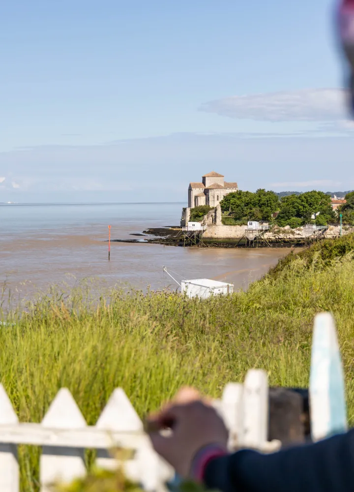 Vue sur Talmont-sur-Gironde