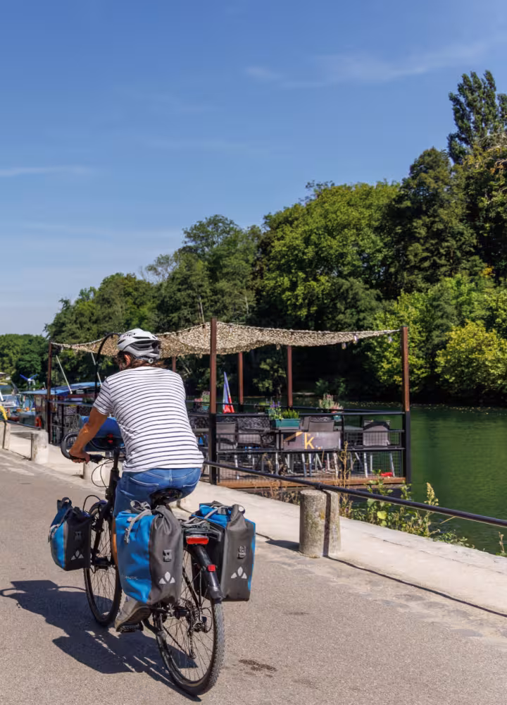 Rives de la Seine à vélo - Samois-sur-Seine, La Scandibérique