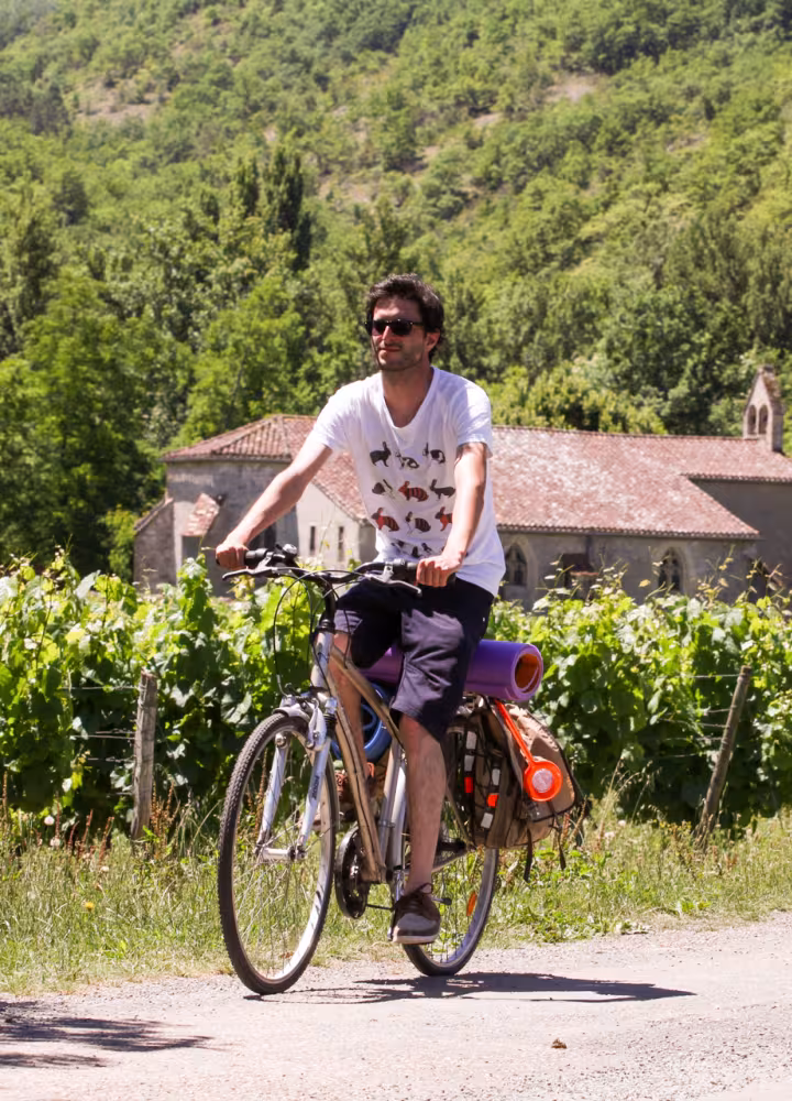 Les vignobles de la Vallée du Lot à vélo