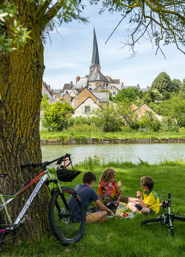 La ville de Baugé-en-Anjou