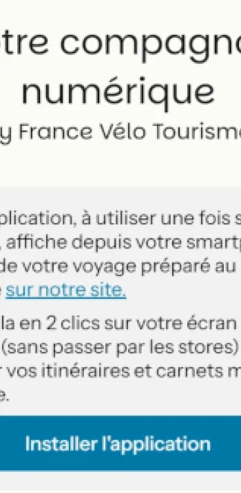Installer l'application France Vélo Tourisme