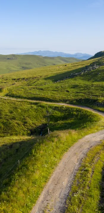 Col de Chamaroux en Auvergne
