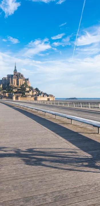Le Mont Saint-Michel à vélo