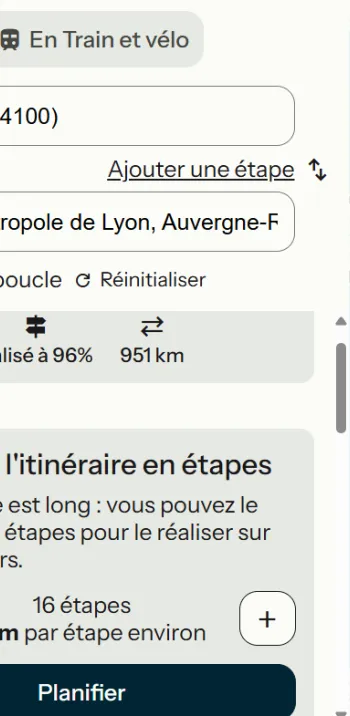 Planificateur France Vélo Tourisme