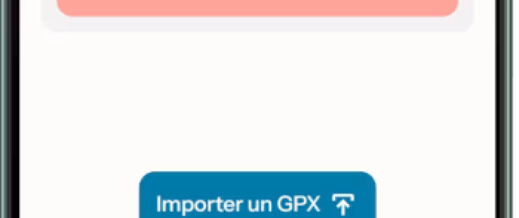 Application France Vélo Tourisme - Importer un tracé gpx
