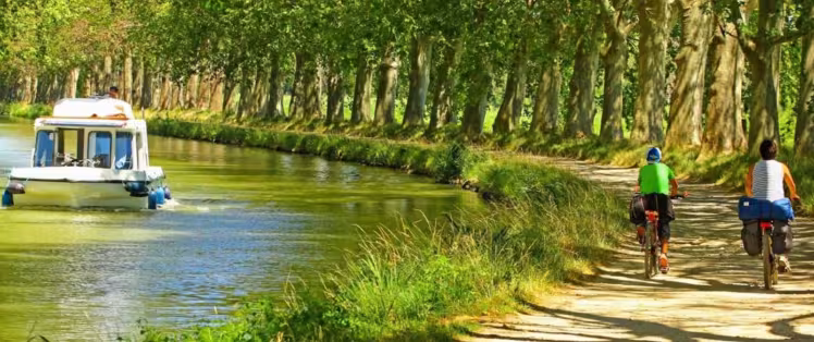 Canal des 2 mers à vélo avec La Bicyclette verte