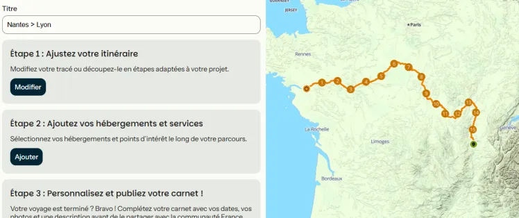 Le carnet de voyage France Vélo Tourisme