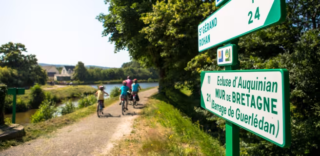 Signalisation vélo en Bretagne