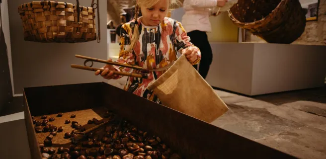 Jeu du ramassage de châtaignes