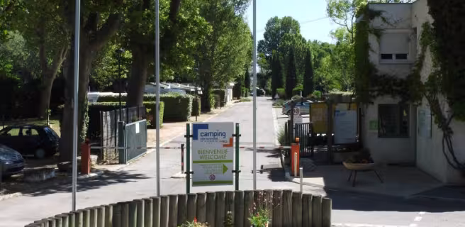 Entrée du camping